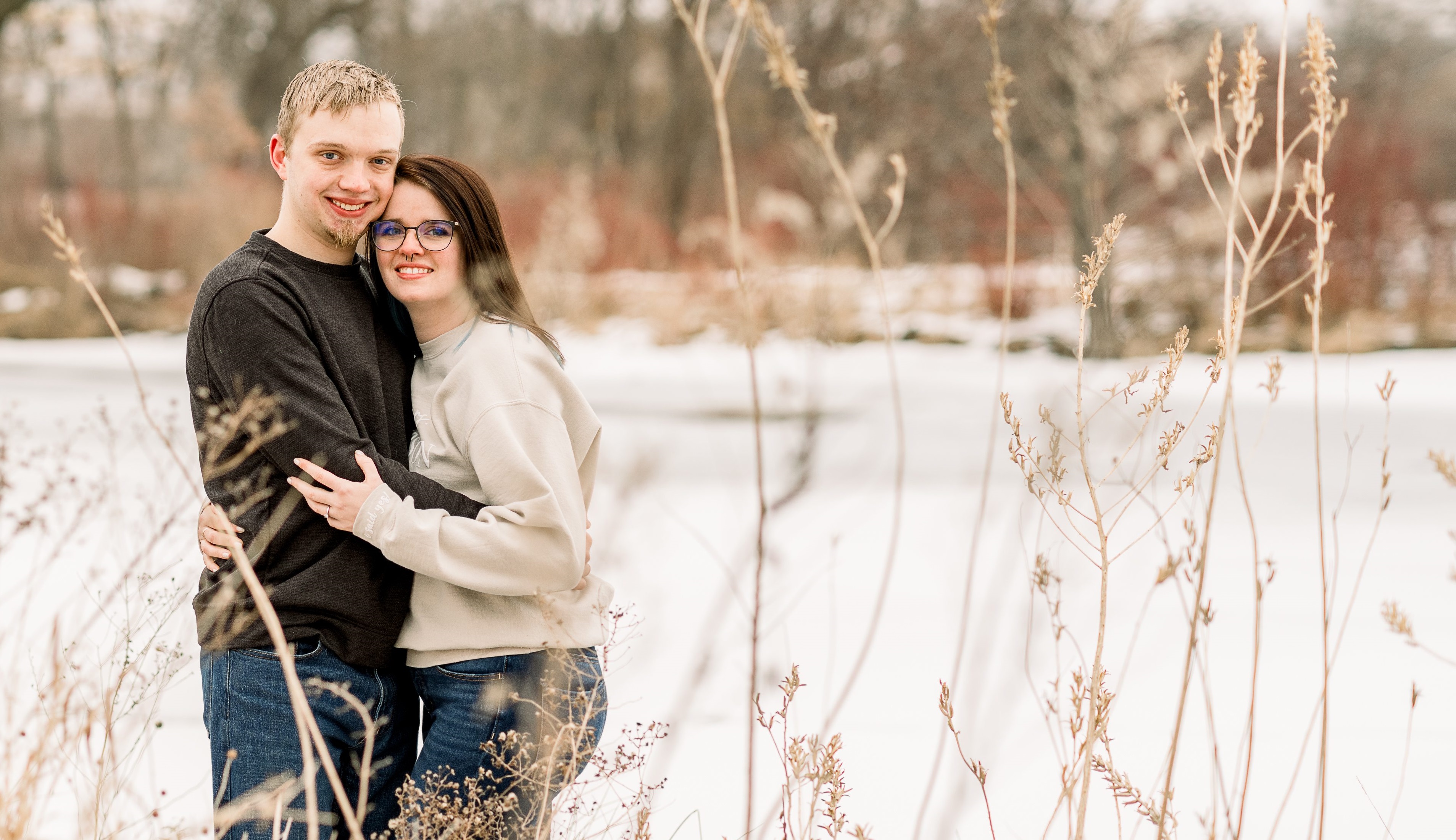 Brandon and Jordan engagement photo